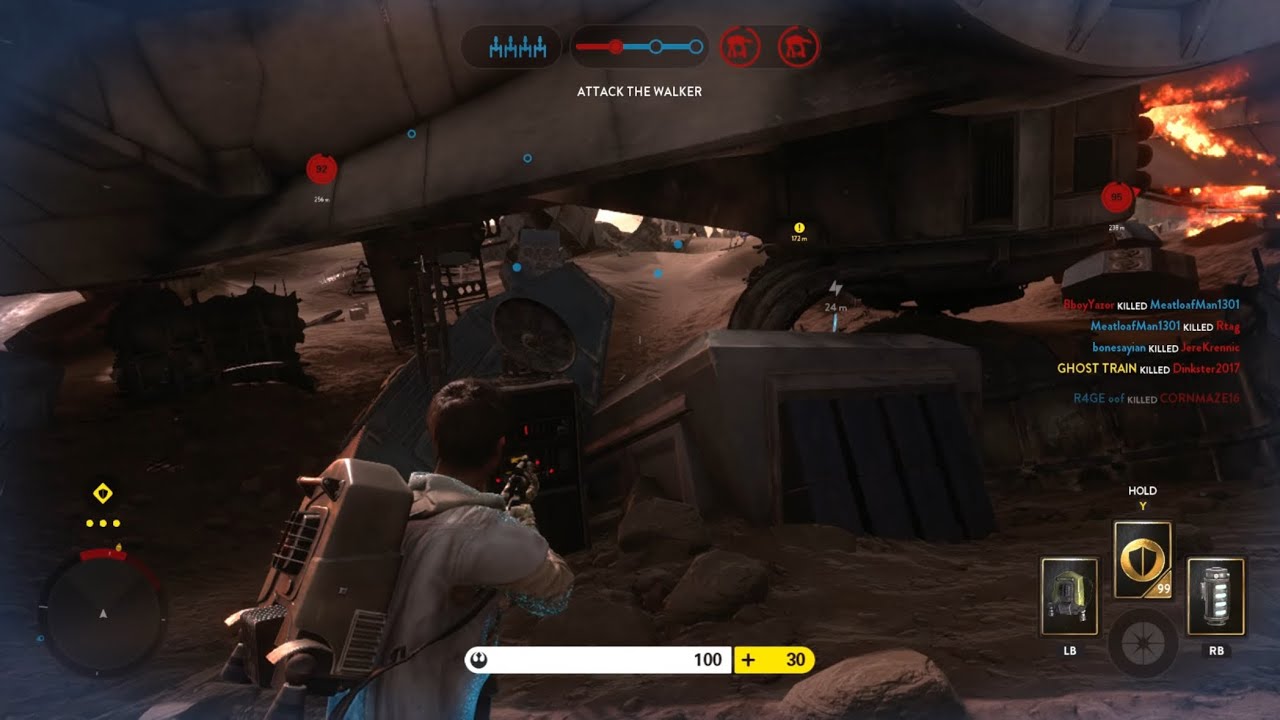 Star Wars Battlefront - Walker Assault Gameplay (No Commentary)