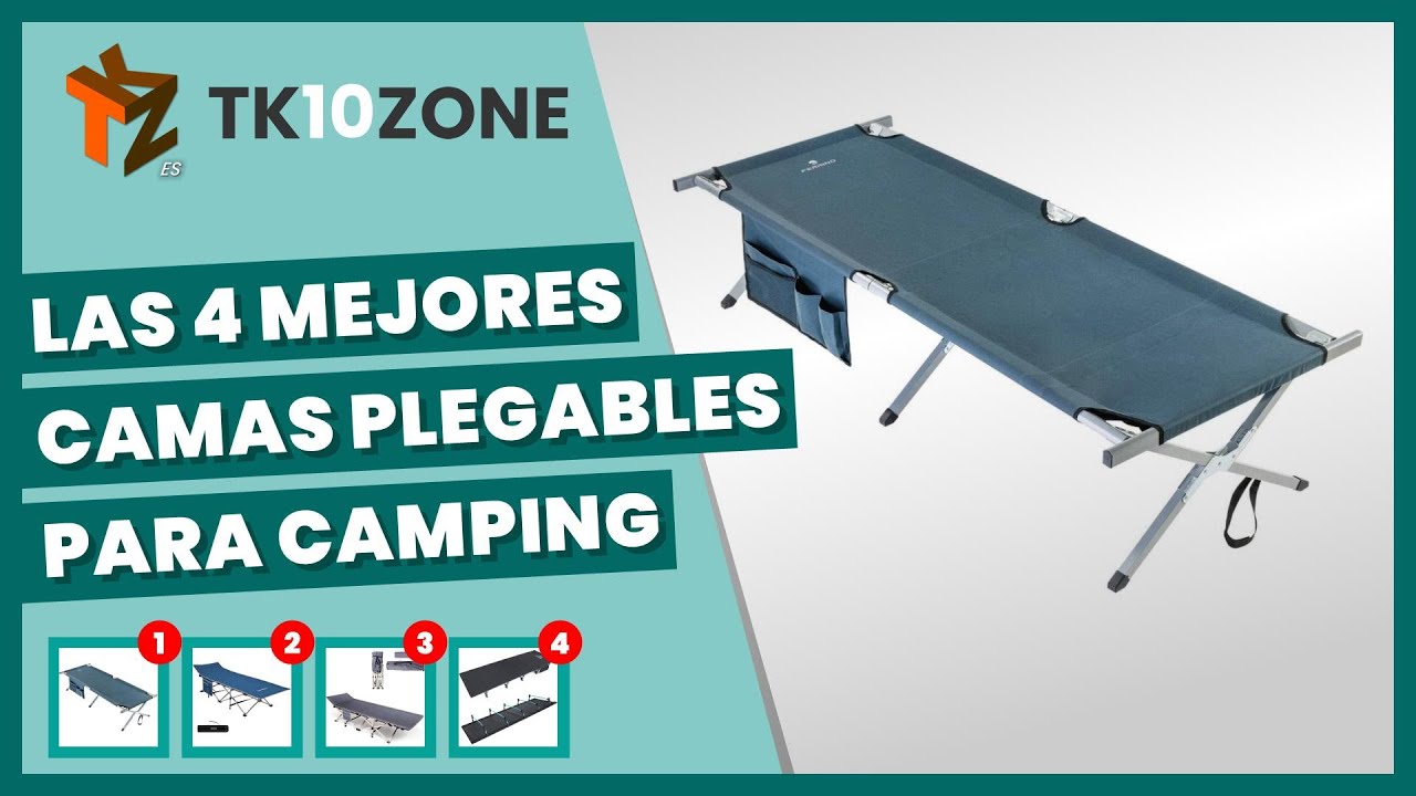 Las 4 mejores camas plegables para camping