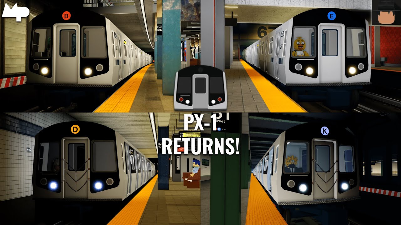 PTA Subway - Nostalgia Run 5: The Return of the PX-1 Train on 5th Avenue!
