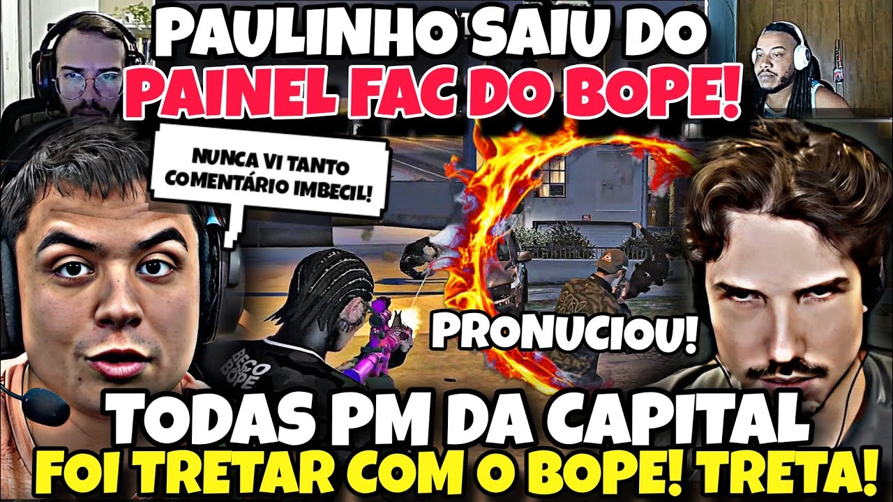 AÇÃO ÉPICA!BOPE FAZ RESGATE DO BAGUAL! MUITA TROCAÇÃO! PAULINHO NÃO AGUENTA MAIS, SE PRONUNCIA!😱🔥