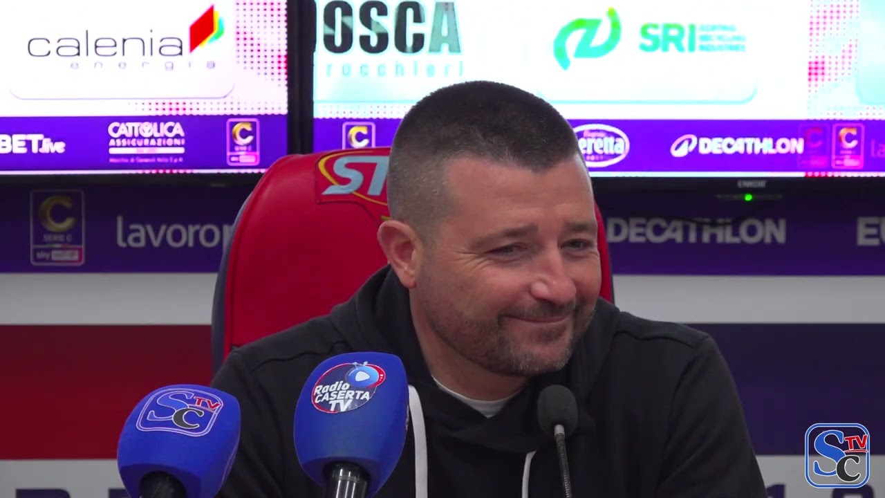 Mister Coppitelli presenta Catania-Casertana