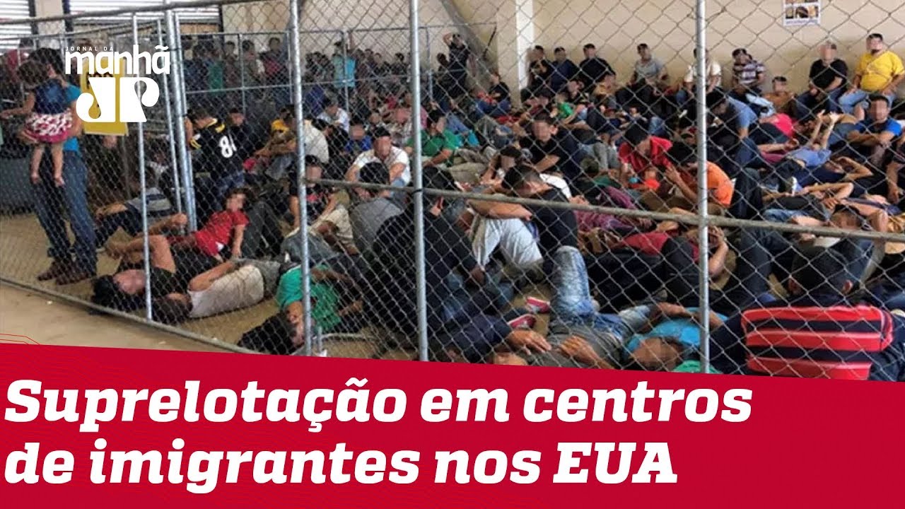 Fotos mostram superlota&ccedil;&atilde;o em centros de imigrantes nos EUA