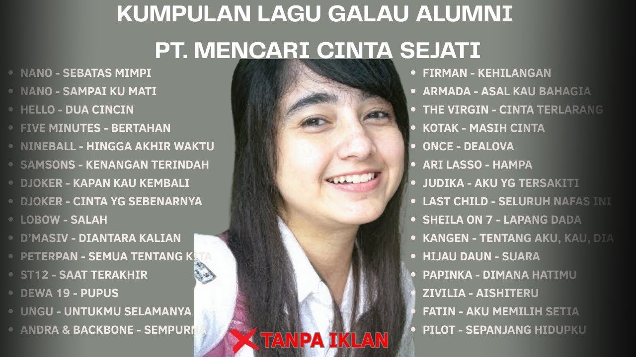LAGU GALAU UNTUK ALUMNI PT. MENCARI CINTA SEJATI...Bikin Nostalgia & Baper! #Kumpulanlagu #Laguhits
