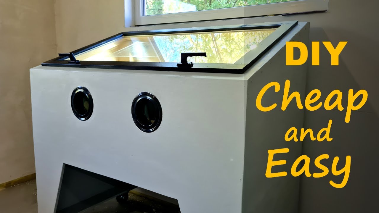 DIY Plywood Sandblasting Cabinet