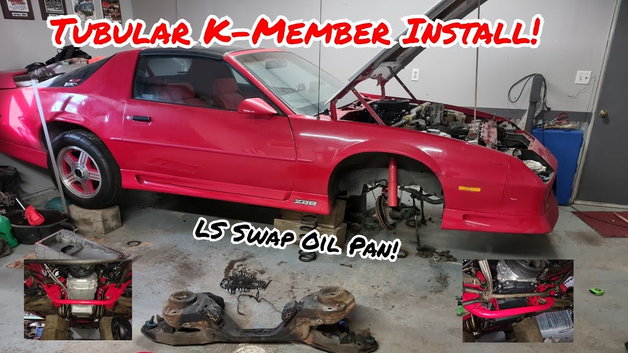 3rd Gen Camaro Tubular K-Member Install + Budget LS Swap Oil Pan!! Building A 3rd Gen RACECAR Ep. 2!