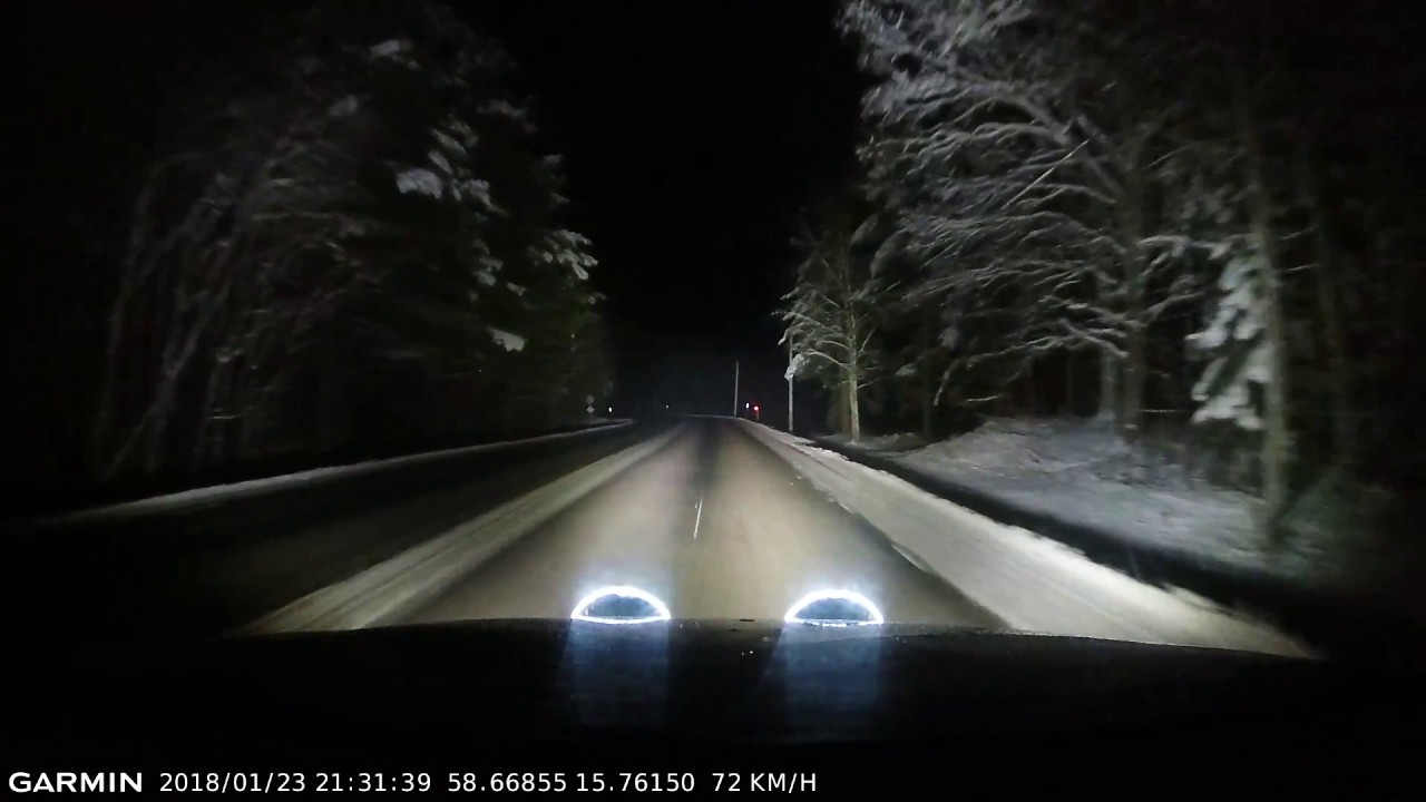 255W CREE LED LIGHT TEST - CRAZYRIDE.SE