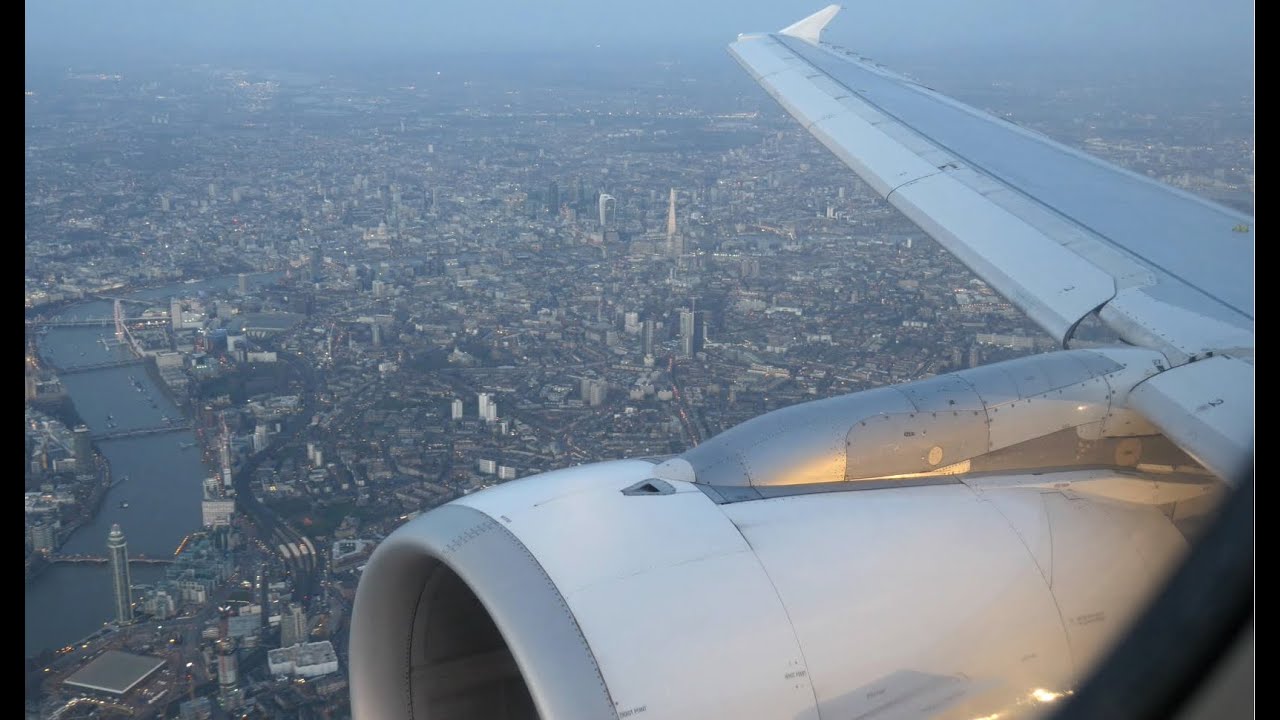 (4K) Swiss Airbus A320 flight video, Geneva to Heathrow - Business Class Experience - LX348