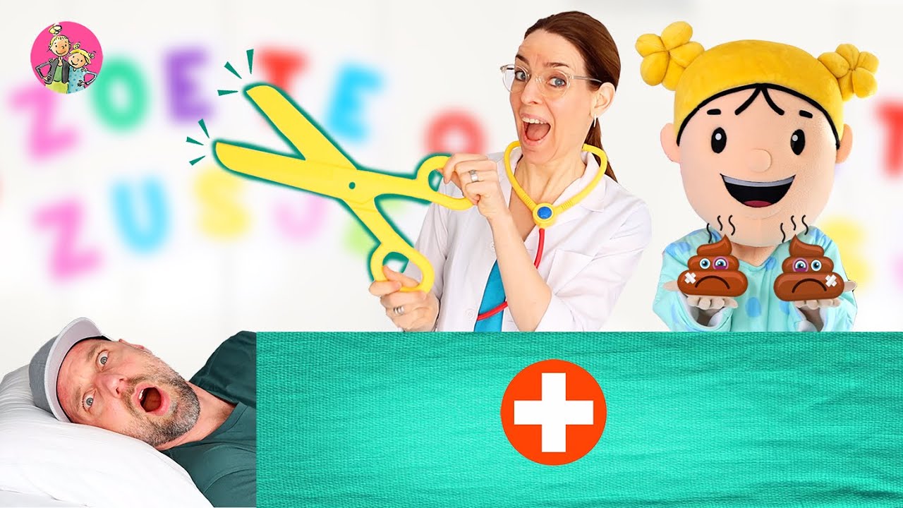 NAAR DE DOKTER IN HET ZOETE ZUSJES ZIEKENHUIS! [SKETCH] *Operatie En Drollen Vangen! &hearts;DeZoeteZusjes&hearts;