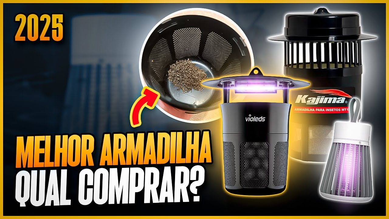 Qual ARMADILHA DE MOSQUITOS Comprar em 2025? 3 Modelos Mais Eficazes! Armadilha para Pernilongos