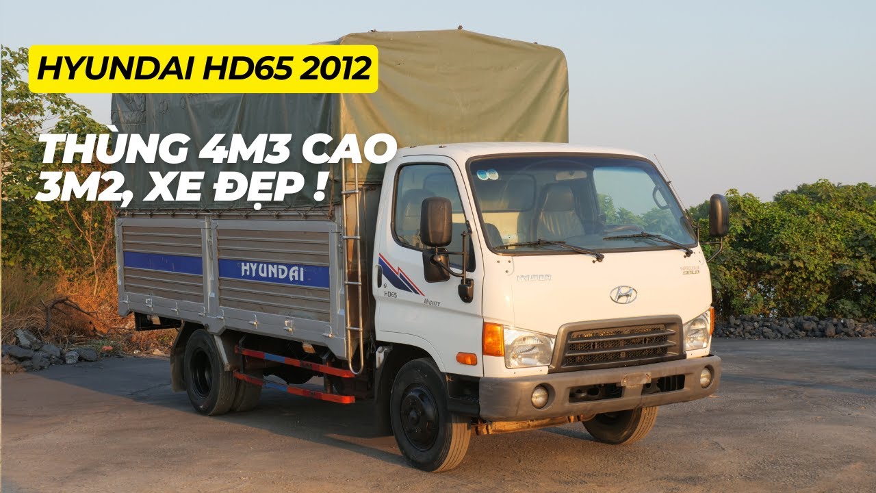 Hyundai HD65 2012 có chiều cao, xe đẹp | Dũng Xe Tải Đông Anh