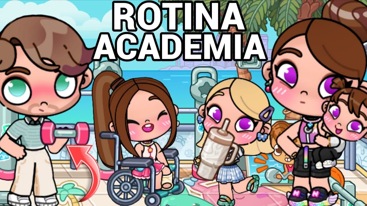 ROTINA DA FAMÍLIA MARTINS NA ACADEMIA HISTÓRIA NO PAZU AVATAR WORLD ROTINAS