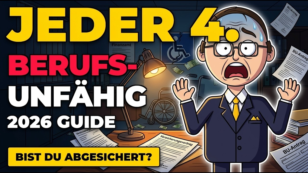 Berufsunf&auml;higkeitsversicherung 2026: Kompletter Guide f&uuml;r Einsteiger | BU einfach erkl&auml;rt