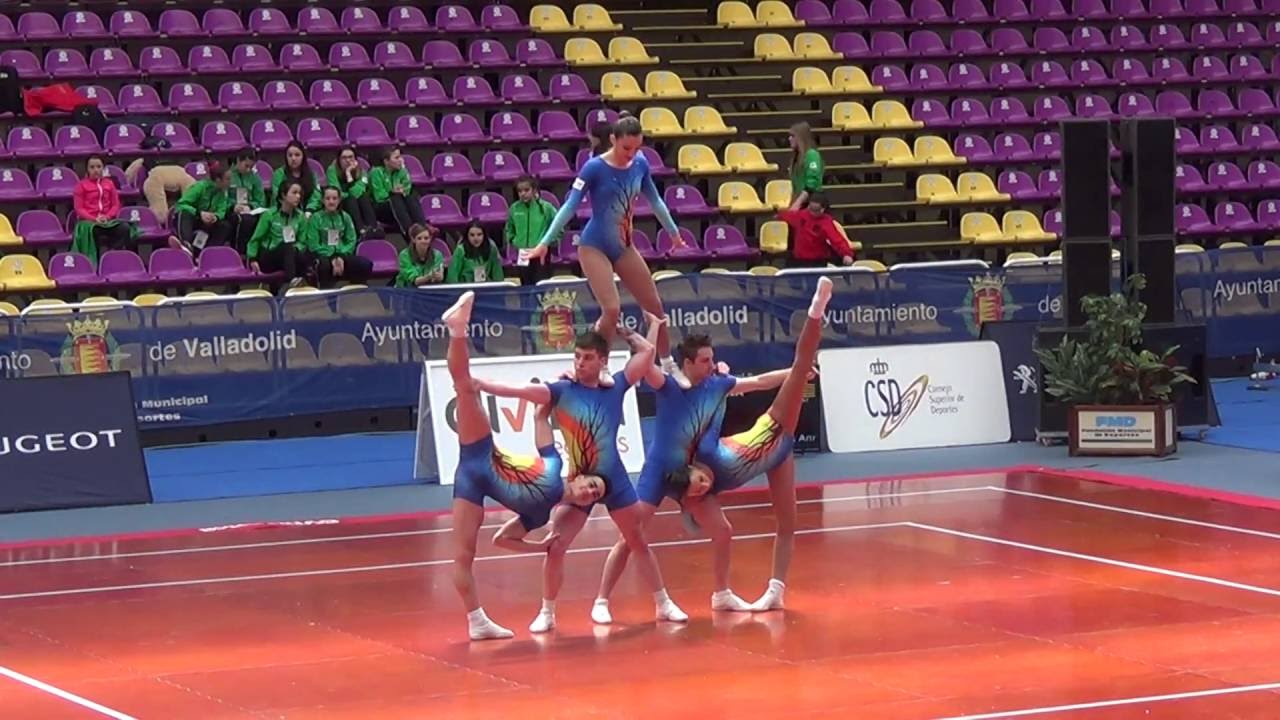 Cto. de España Gimnasia Aeróbica 2016 Grupo Senior La Mina (CAT)