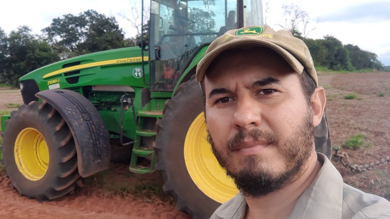 PASSANDO CORRENTÃO COM JOHN DEERE 7230J