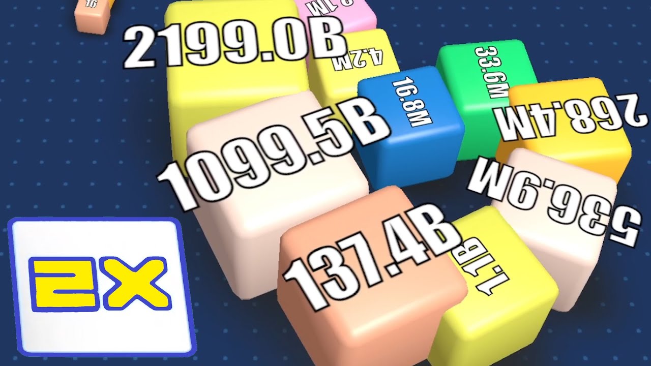 Cubes 2048 io - ax Level Gameplay Free game 27976435803