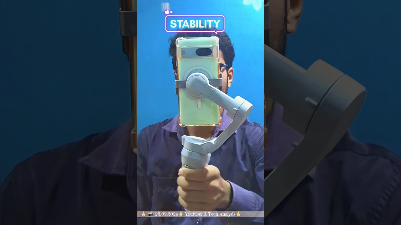 DJI OSMO Mobile SE Intelligent Gimbal 3-Axis Phone Gimbal Stability Test 