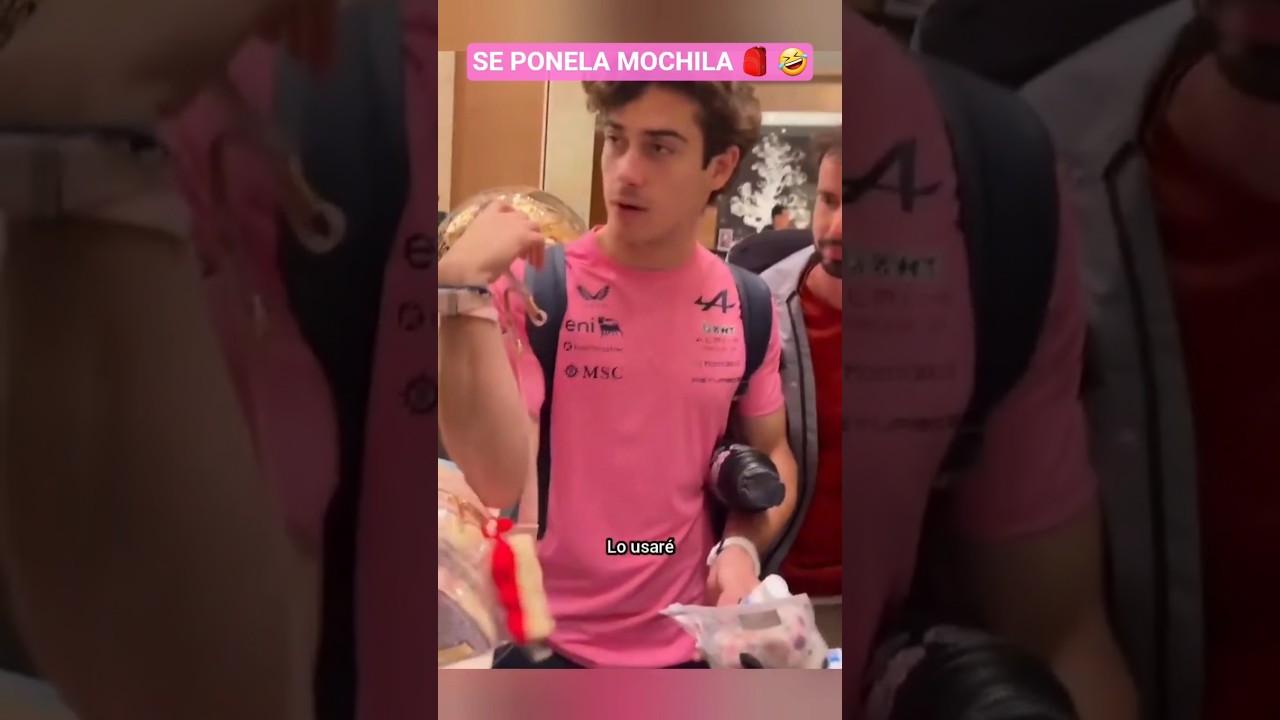 Fans chinos miman a Colapinto con regalos 🎁🔥 #alpine #f1 #shorts