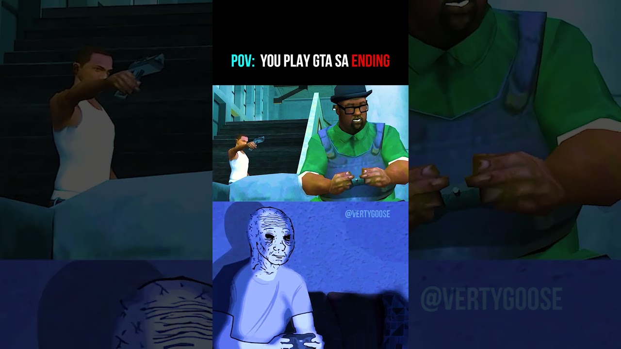 POV: GTA Vice City VS San Andreas Ending! (Nostalgia) 