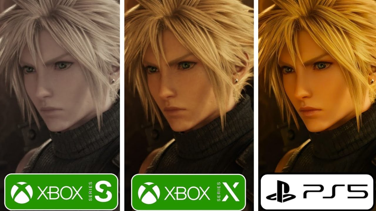 Final Fantasy 7 Remake Intergrade PS5 vs Xbox Series X vs Xbox Series S Graphics Comparison