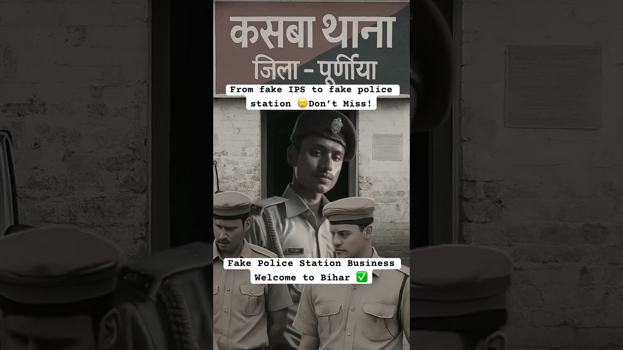 Fake Police Station Business - Welcome to Bihar ✅ #shorts #startup #bihar #entrepreneur #business