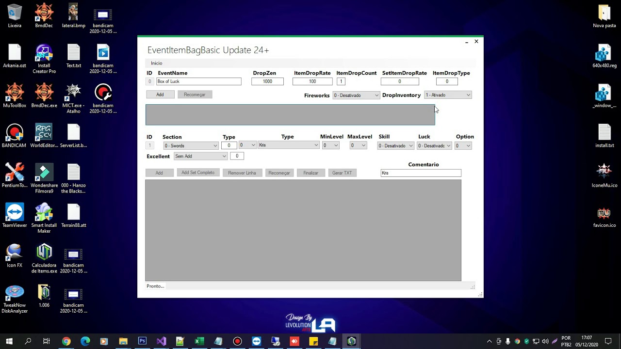 Editor de EventItemBag Mu Online