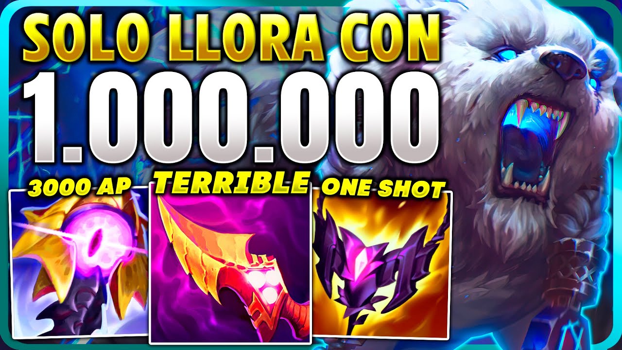 💀¡Este *OTP SHEN 1.000.000* 😱SE SORPRENDE😱 al 💀DESINTEGRARSE💀 de 1 HABILIDAD con VOLIBEAR AP!