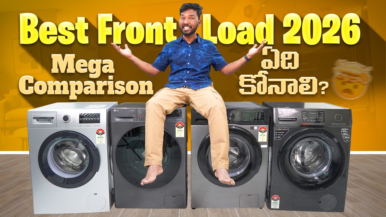 Best Front Load Washing Machine 2026 🔥 LG vs Samsung vs IFB vs Bosch India Mega Comparison