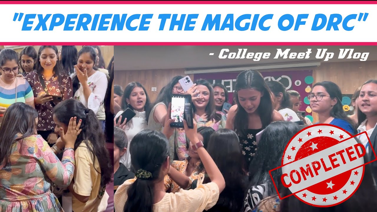 DRC Meetup Vlog ❤️ Only Girls allowed😎- Kirti Mehra