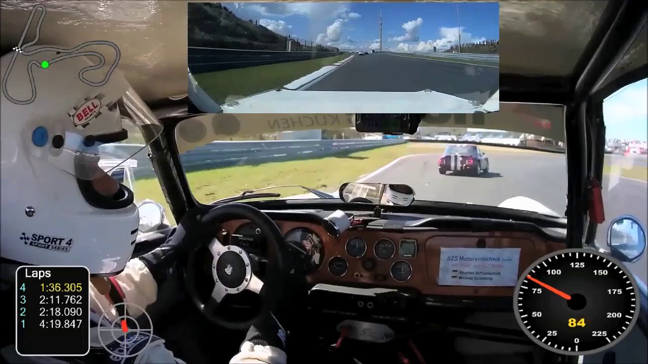 Historic GP Zandvoort 2017 Triumph TR6 Race 1 by Stephan Schamschula