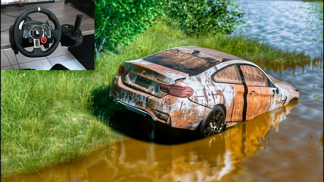 Rebuilding BMW M4 GTS (F82) - NFS HEAT - LOGITECH G29 gameplay
