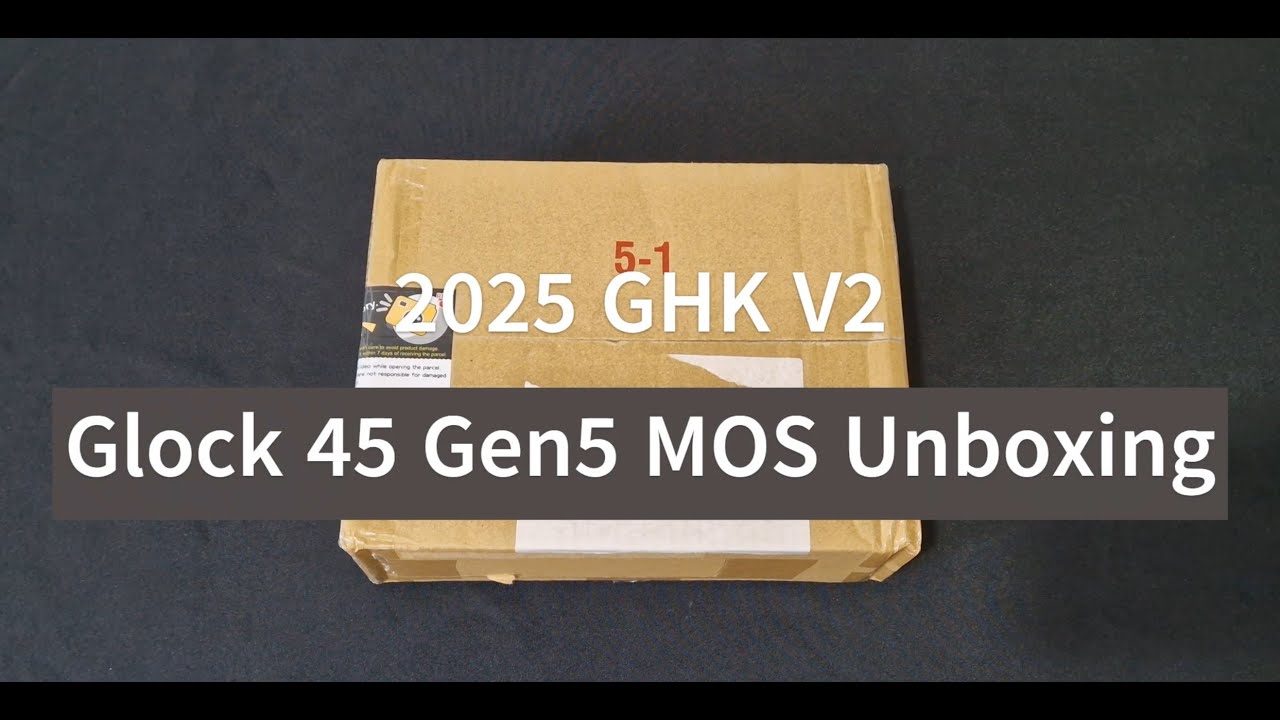 Распаковка пистолета GHK V2 Glock 45 Gen5 MOS 2025 года