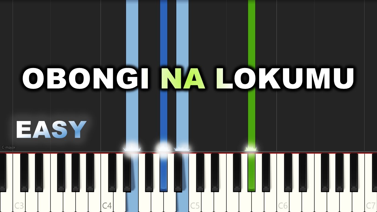 Gael Music - Obongi Na Lokumu | EASY PIANO TUTORIAL BY Extreme Midi