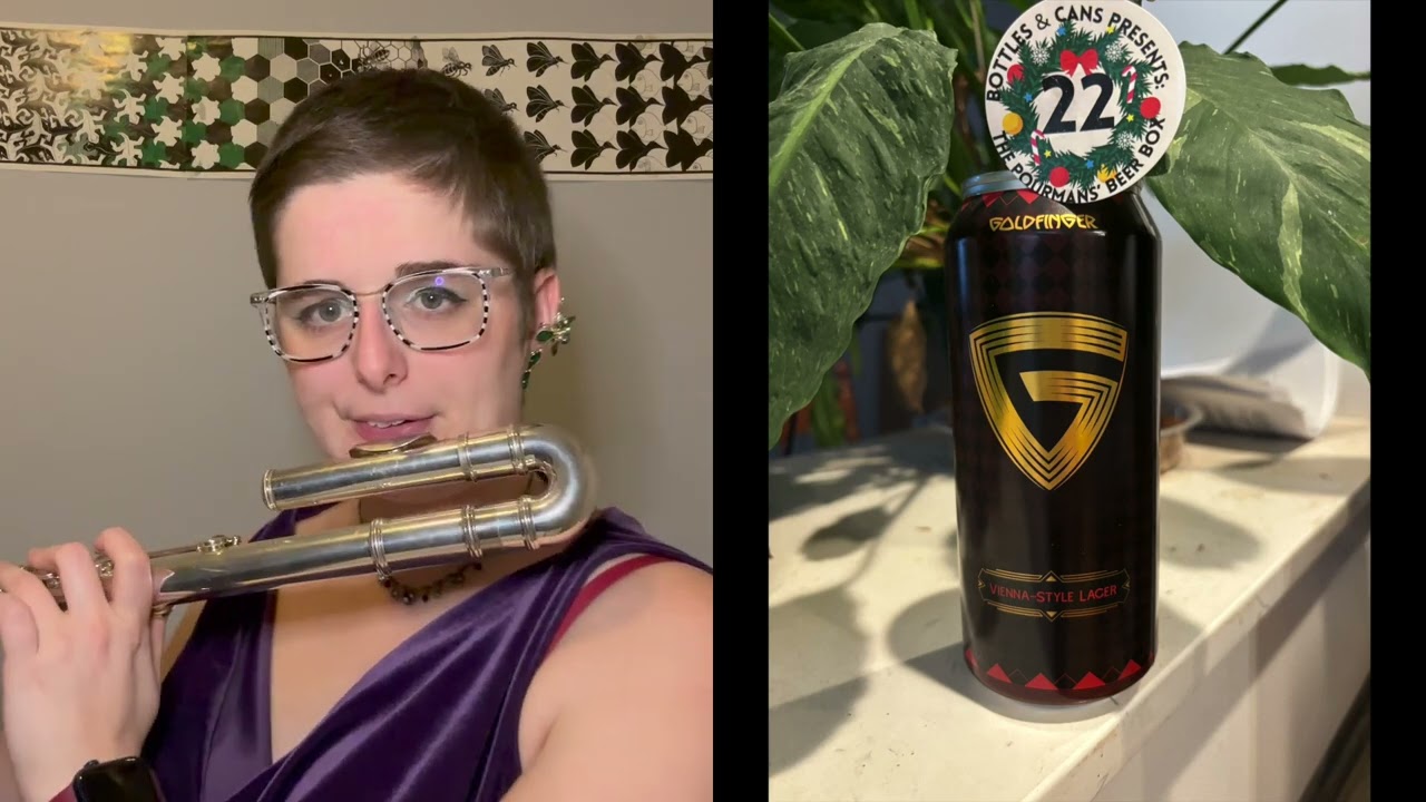 Beers and Flutes Advent 2023 - Day 22 | Goldfinger Brewing Vienna Lager