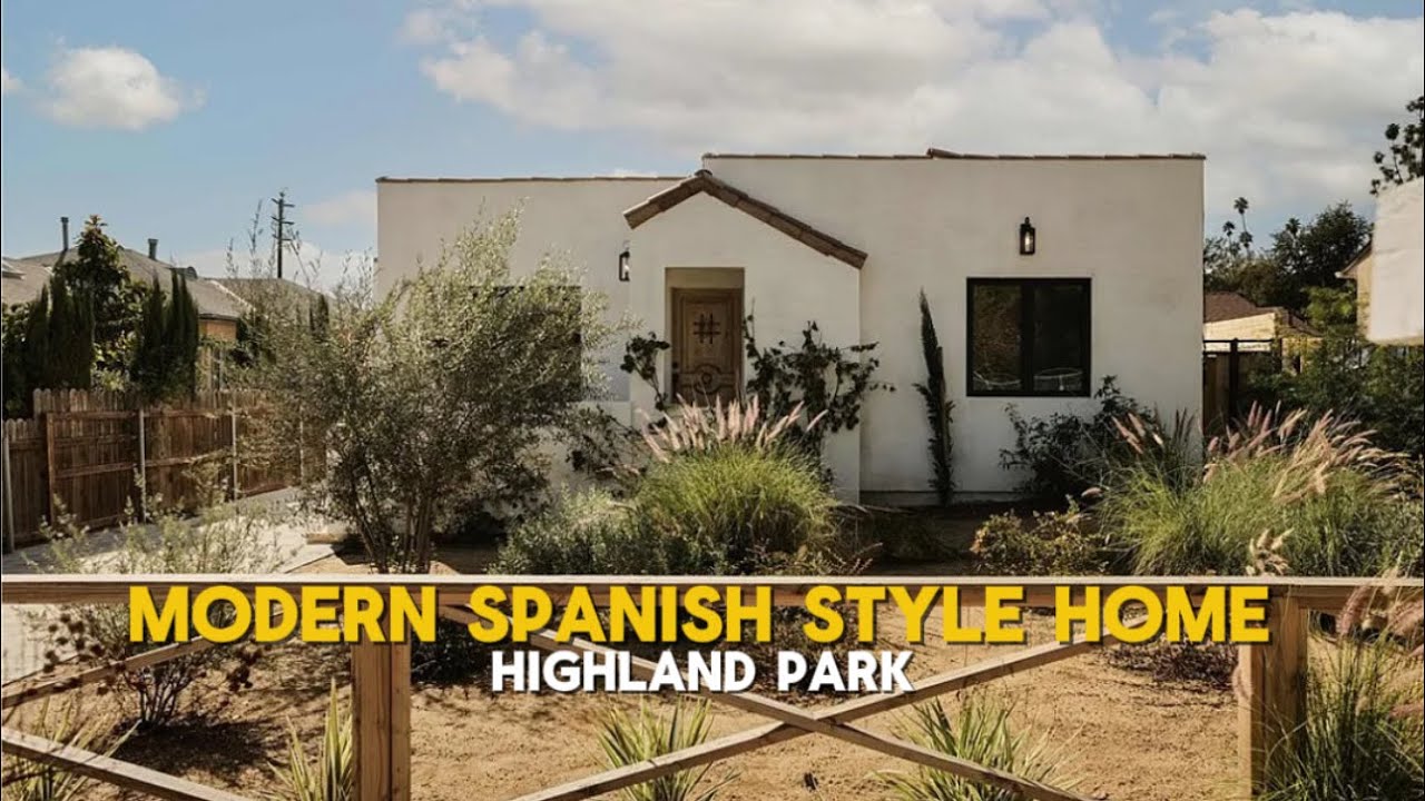 What $1,495,000 Gets You In Highland Park, CA | Touring A Modern Spanish Style Home 