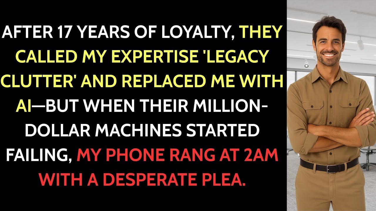 Plant Manager Fired Me To "Modernize" After 17 Years. When Every Product Started Failing...