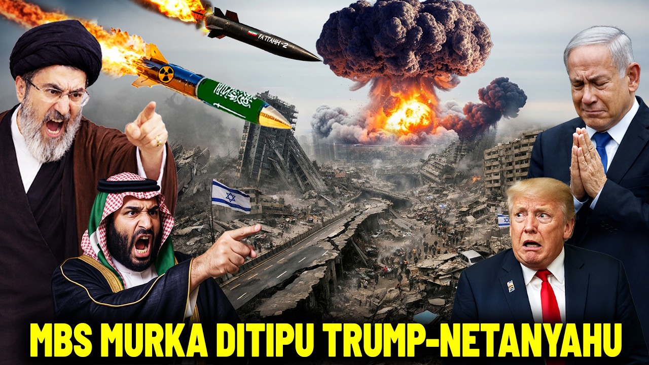 RUDAL ARAB SAUDI-IRAN HANCURKAN AS-ISRAEL? Adu Domba Zionis Digagalkan, Trump-Netanyahu Panik!