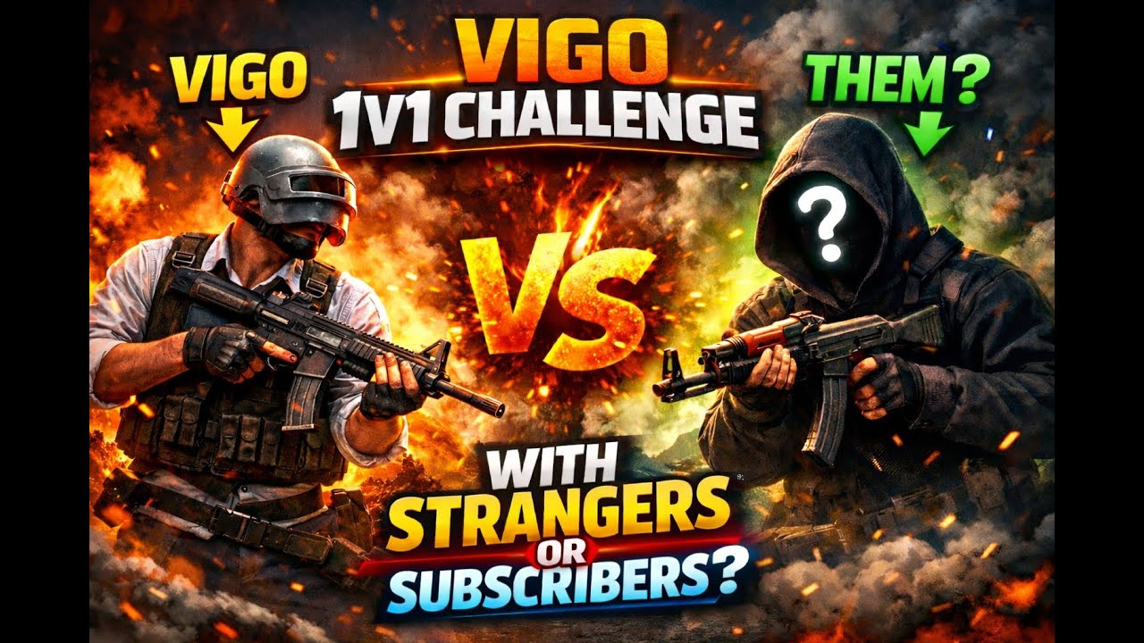 1 v 1 with strangers or subscribers 🥶 | VIGO PLAYZZ |