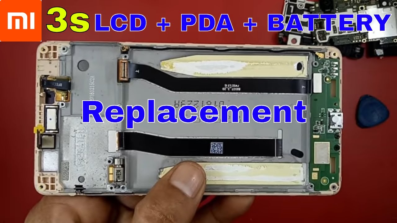 Redmi 3s Prime DISASSEMBLY With LCD, PDA & Battery Replacement