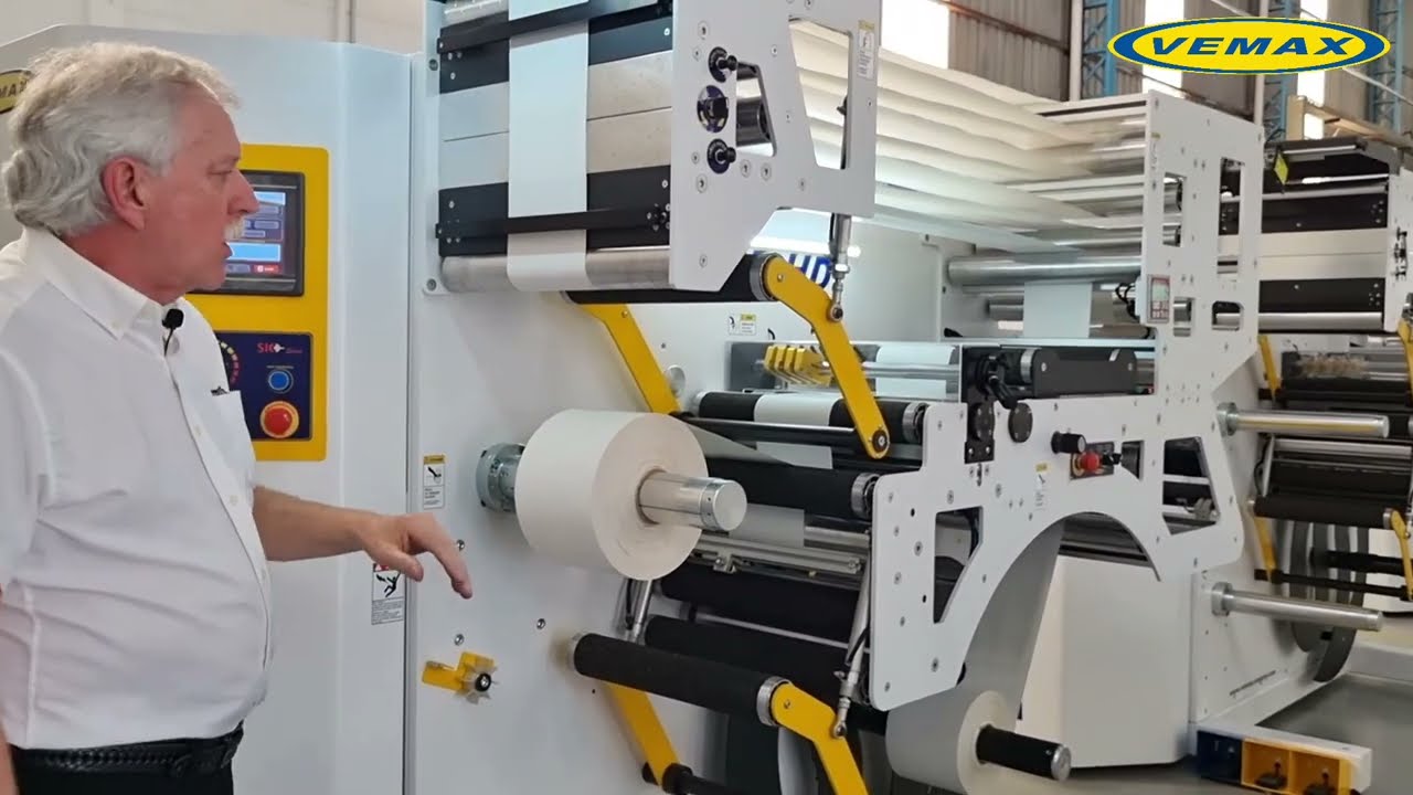 Inspection Slitter Rewinder Vemax VRR HD-430 / Revisora Cortadeira Vemax VRR HD-430 (REVIEW)
