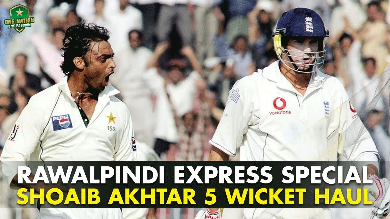 𝗥𝗮𝘄𝗮𝗹𝗽𝗶𝗻𝗱𝗶 𝗘𝘅𝗽𝗿𝗲𝘀𝘀 Special 🎯🔥 | Shoaib Akhtar 5️⃣-wicket haul vs England 3rd Test, 2005 | PCB