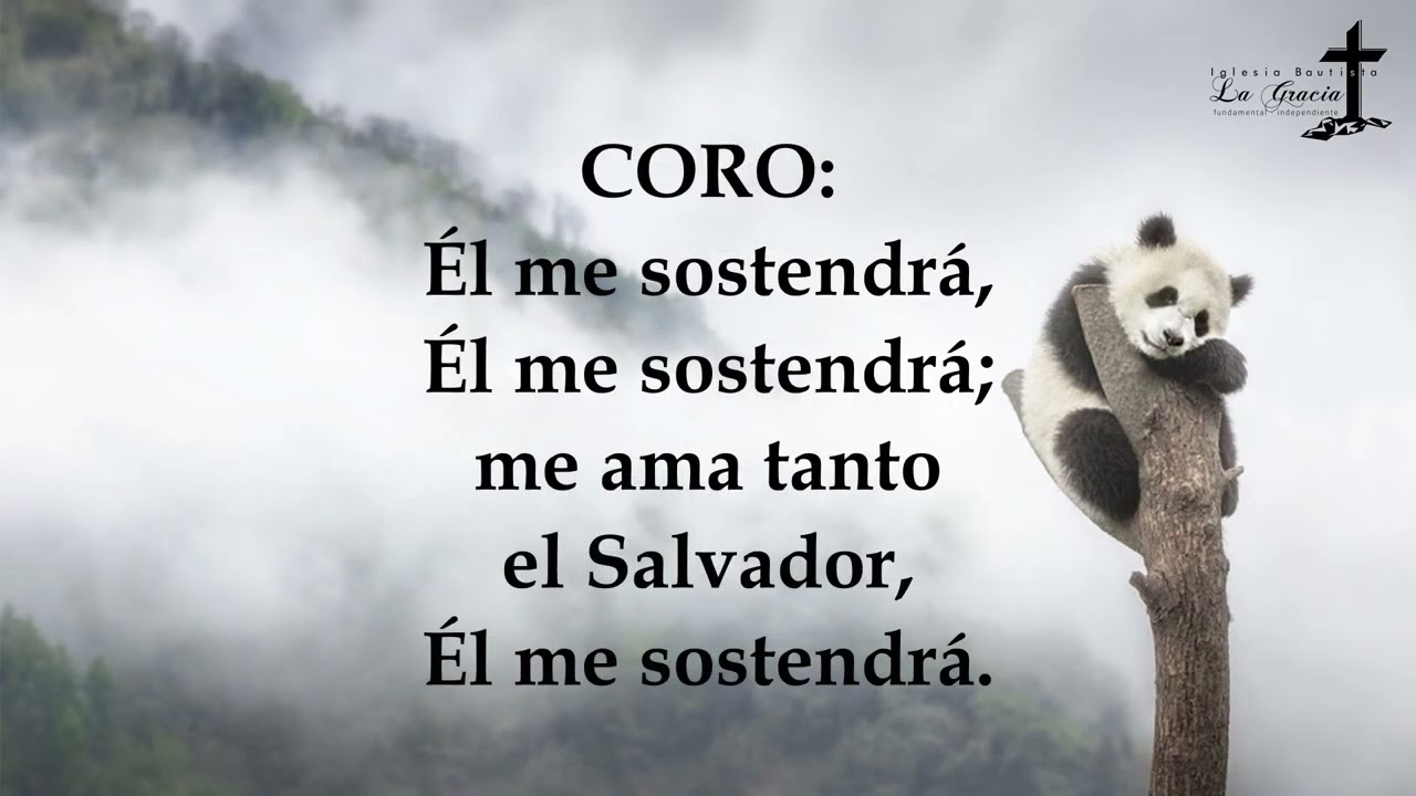 Él me sostendrá - Himno pista