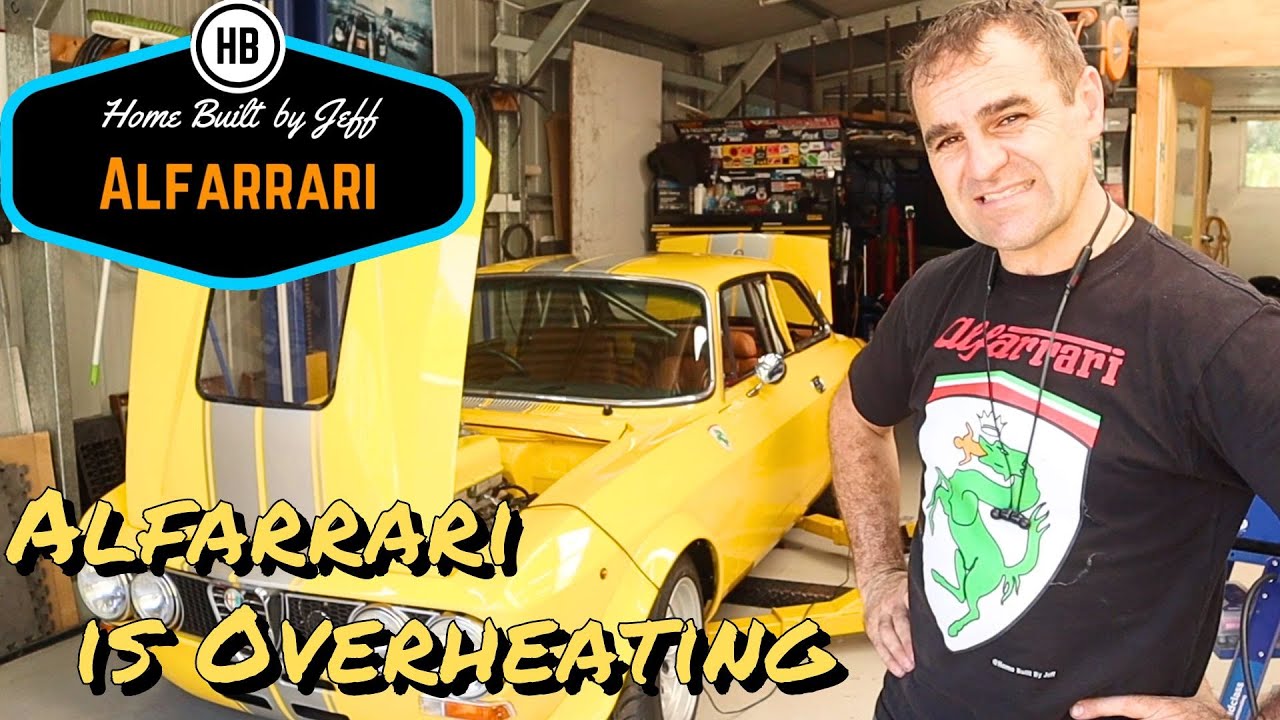Ferrari engine is overheating.. - Ferrari engined Alfa 105 Alfarrari build part 207