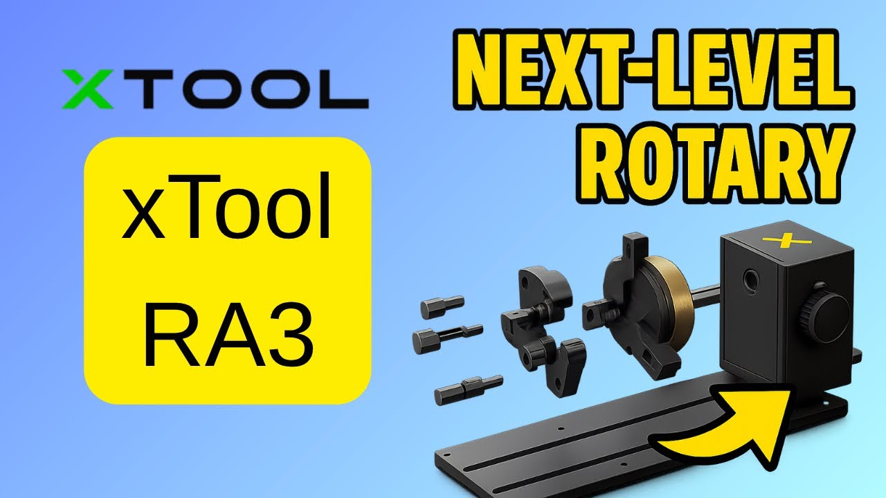 xTool RA3 Rotary Attachment Unboxing + First Impressions