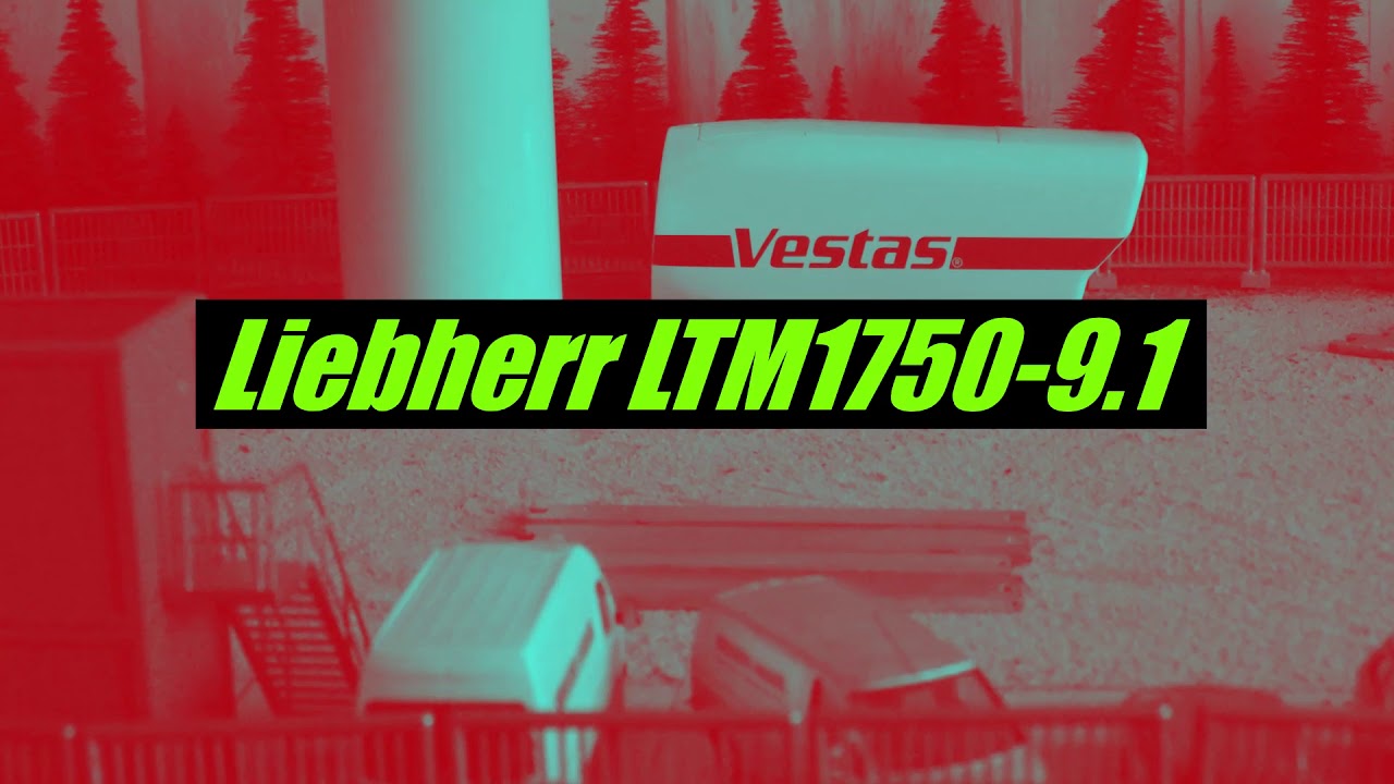Liebherr LTM1750-9.1 h0 1:87 scale model