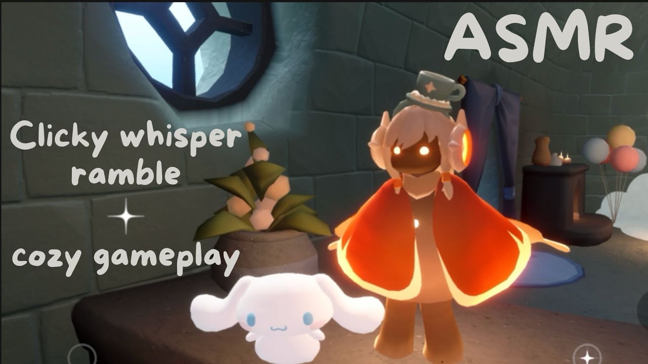 ASMR ☁️ Clicky & Up-Close Whisper Ramble ⋆୨୧˚ Sky cotl gameplay