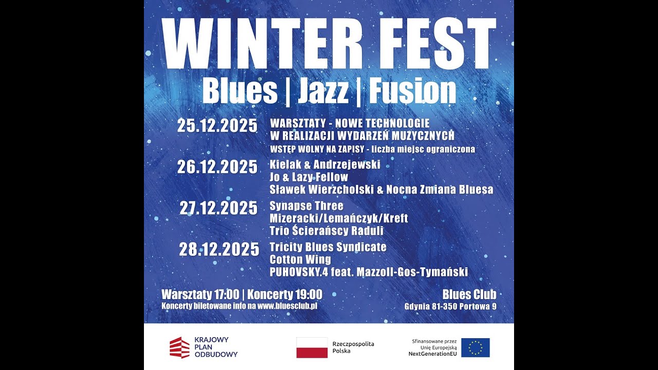28.12.2025 - PUHOVSKY.4 feat. Mazzoll-Gos-Tymański - WINTER FEST - Blues Club Gdynia - Part 4