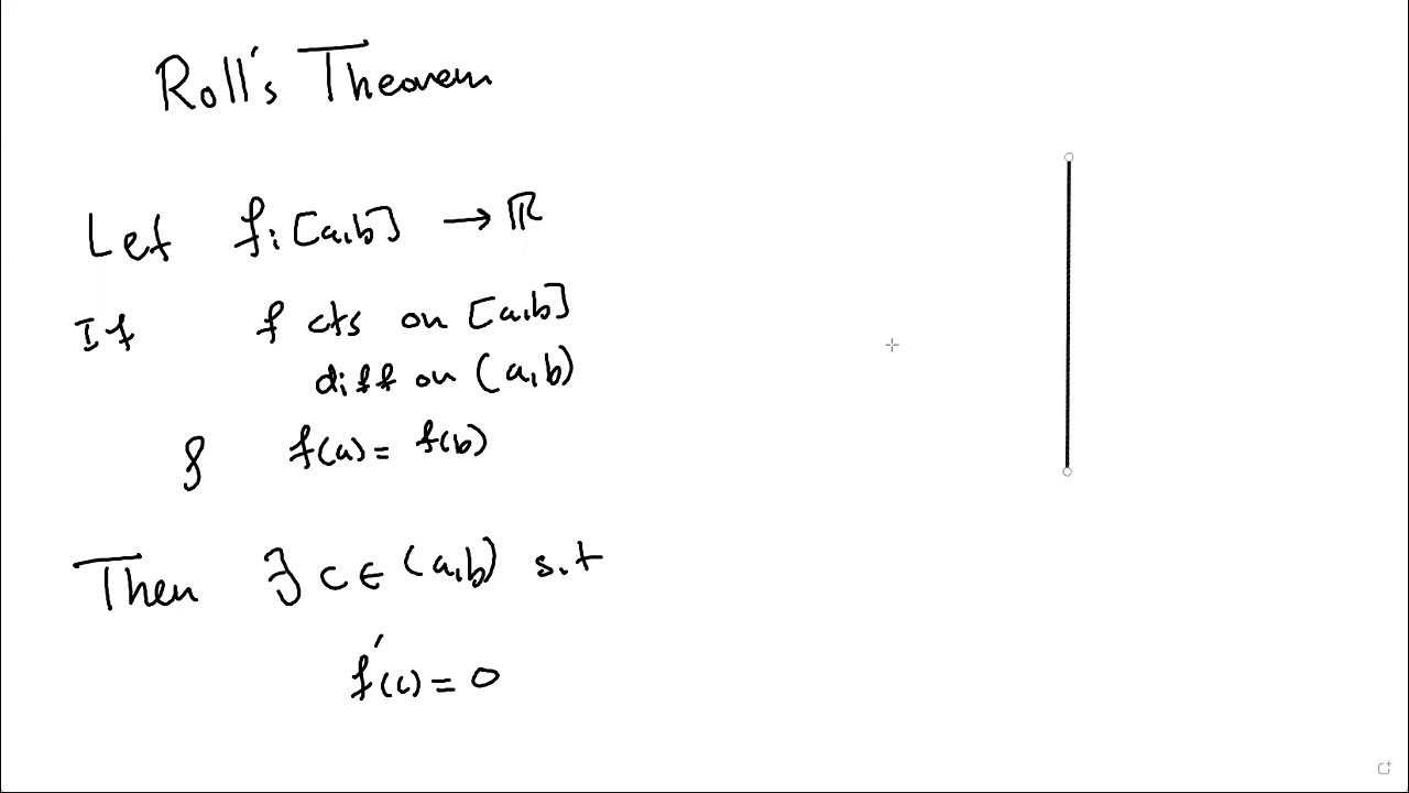 Rolle's Theorem
