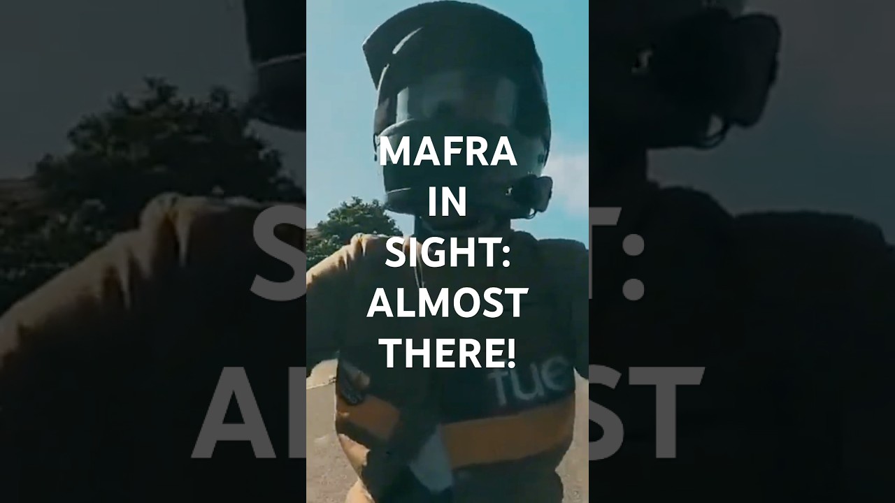 First Glimpse of Mafra 🇵🇹 [Mafra Adventure] #motorcycleadventure