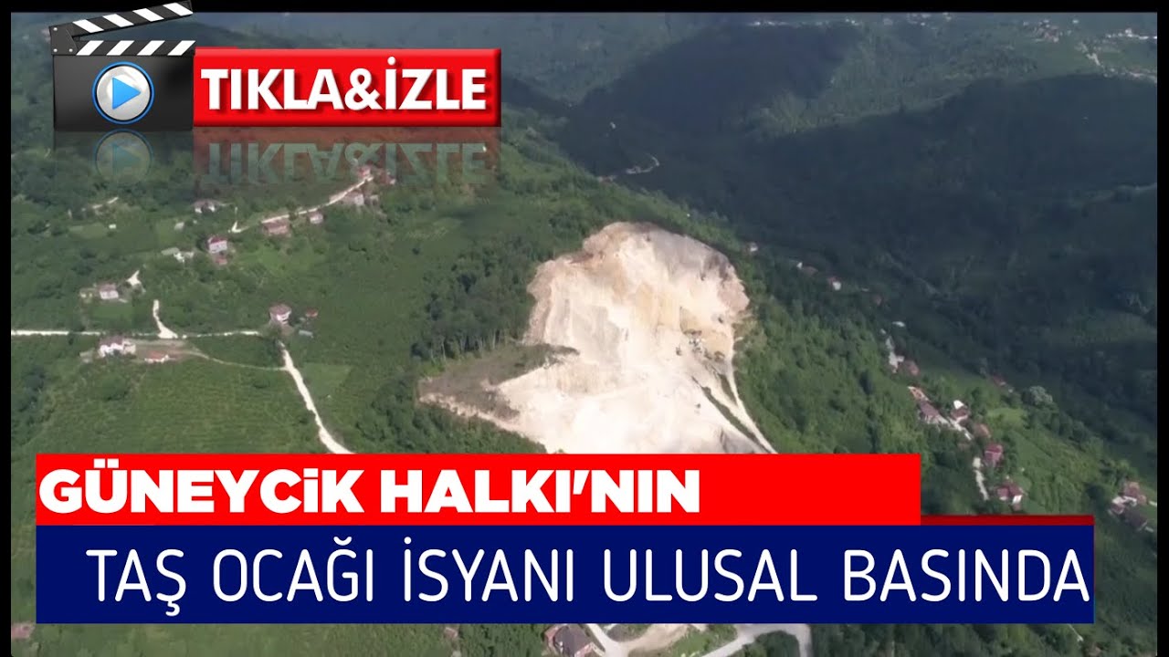 KUMRU GÜNEYCİK MAHALLESİNDE TAŞ OCAĞI İSYANI