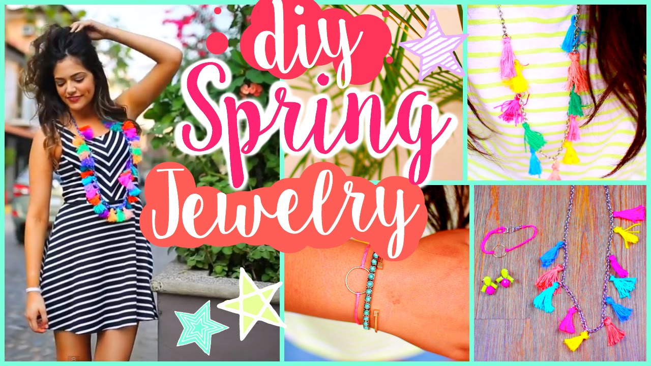 DIY Spring Jewelry♡ Bethany Mota Inspired!